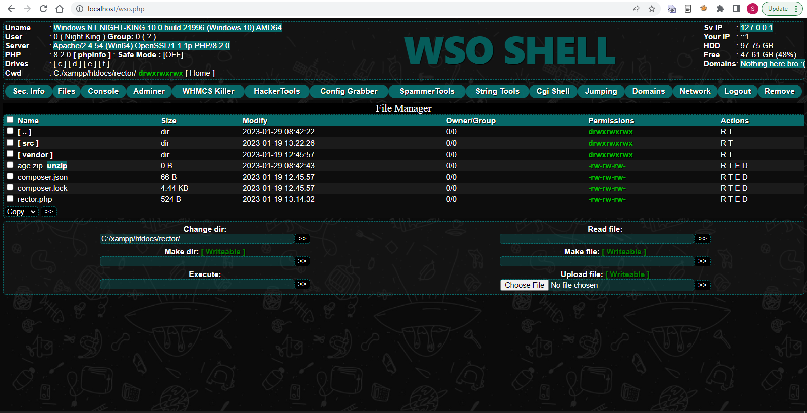 dadsec-wso-shell